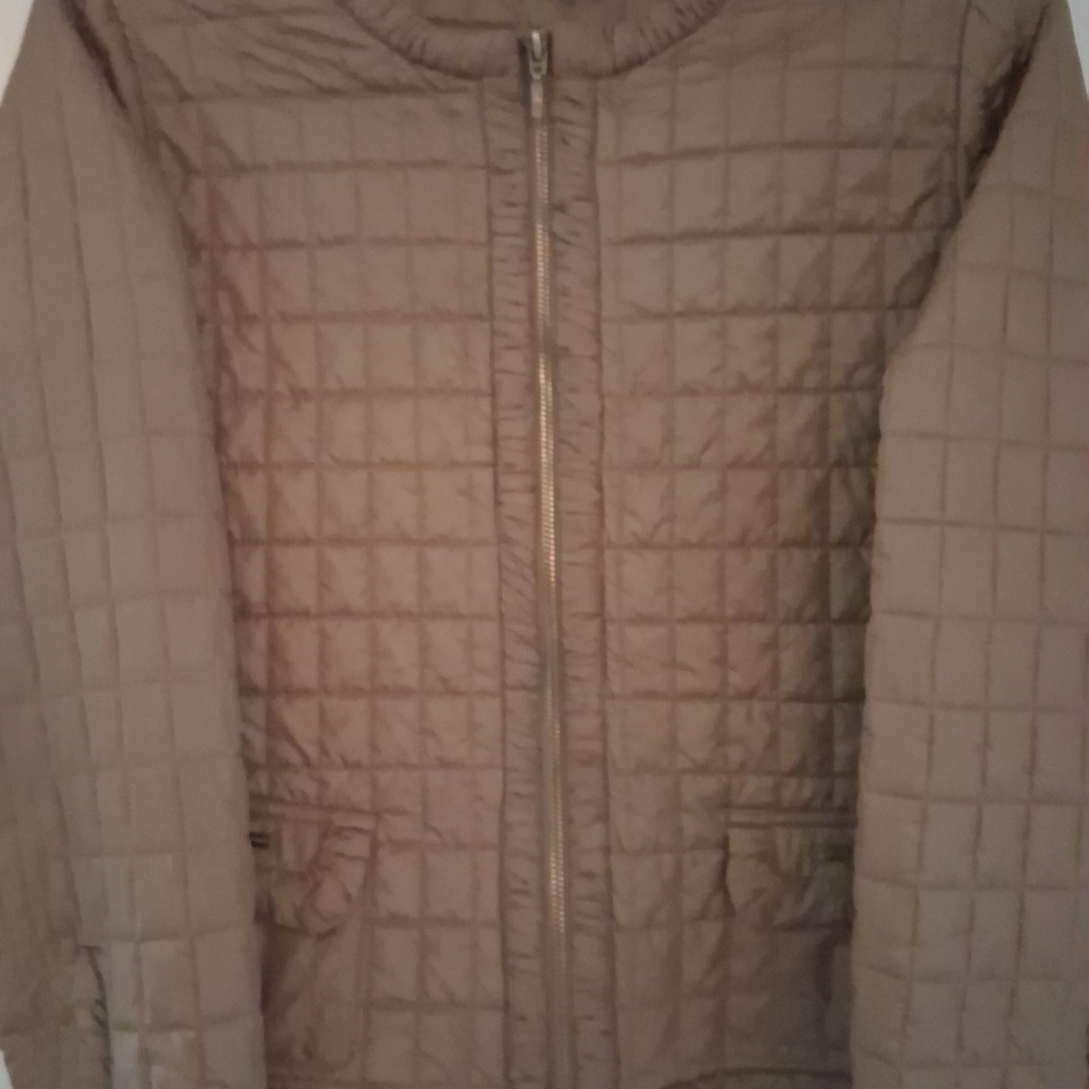 Tan Quilted Jacket - image 2